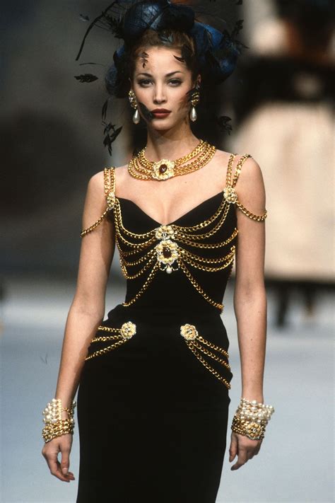 chanel's 1992 chain dress